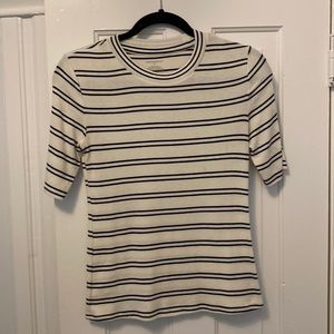 Summersalt Ribbed Elbow Sleeve T-Shirt